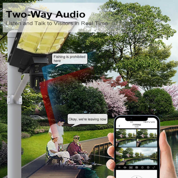 Solar Street Light with V380 4G WiFi 10X Dual-lens Monitoring HD Camera, No SD Card, 64GB SD Card, 128GB SD Card Solar Street Light with V380 4G WiFi 10X Dual-lens Monitoring HD Camera, No SD Card, 64GB SD Card, 128GB SD Card
